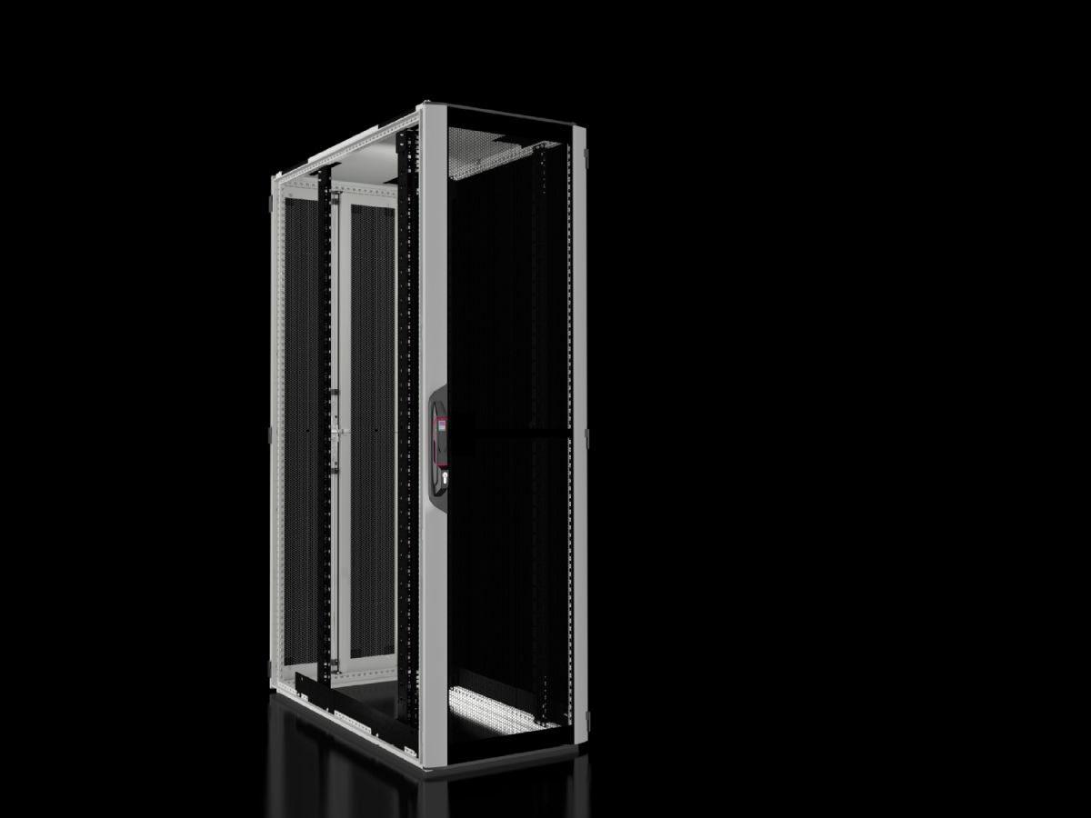 Rittal VX IT rack, szellőzős ajtóval